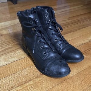 G by guess black booties